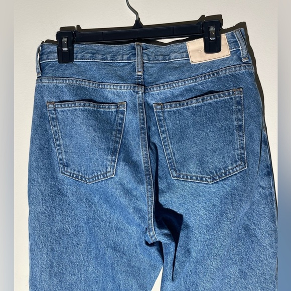 Everlane 90s Cheeky Jeans Sz 26 Ankle Vintage Mid Blue High Rise 100% Cotton - Picture 8 of 16